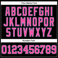 Laden Sie das Bild in den Galerie-Viewer, Custom Stitched Black Pink-Light Blue 3D Pattern Design Gradient Square Shape Sports Pullover Sweatshirt Hoodie