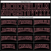 Laden Sie das Bild in den Galerie-Viewer, Custom Stitched Black Medium Pink 3D Pattern Design Gradient Square Shape Sports Pullover Sweatshirt Hoodie