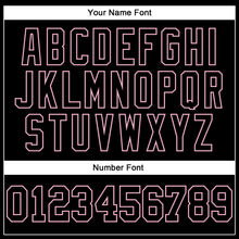 Laden Sie das Bild in den Galerie-Viewer, Custom Stitched Black Light Pink 3D Pattern Design Gradient Square Shape Sports Pullover Sweatshirt Hoodie