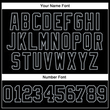 Laden Sie das Bild in den Galerie-Viewer, Custom Stitched Black Silver 3D Pattern Design Gradient Square Shape Sports Pullover Sweatshirt Hoodie