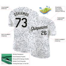 Laden Sie das Bild in den Galerie-Viewer, Custom Camo Black-White 3D Arctic Camouflage Performance T-Shirt