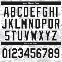 Laden Sie das Bild in den Galerie-Viewer, Custom Stitched Camo Black-White 3D Arctic Camouflage Sports Pullover Sweatshirt Salute To Service Hoodie