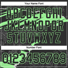 Charger l'image dans la galerie, Custom Stitched Black Pea Green 3D Pattern Design Torn Paper Style Sports Pullover Sweatshirt Hoodie