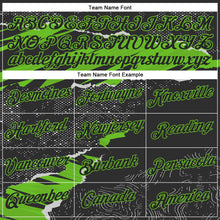 Charger l'image dans la galerie, Custom Stitched Black Aurora Green 3D Pattern Design Torn Paper Style Sports Pullover Sweatshirt Hoodie