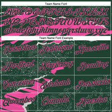 Charger l'image dans la galerie, Custom Stitched Green Pink 3D Pattern Design Torn Paper Style Sports Pullover Sweatshirt Hoodie