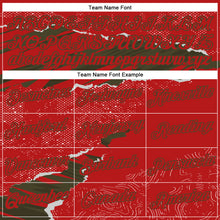 Charger l'image dans la galerie, Custom Stitched Red Olive 3D Pattern Design Torn Paper Style Sports Pullover Sweatshirt Hoodie