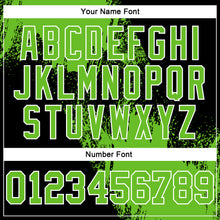 Laden Sie das Bild in den Galerie-Viewer, Custom Stitched Black Aurora Green-White 3D Pattern Design Abstract Brush Stroke Sports Pullover Sweatshirt Hoodie