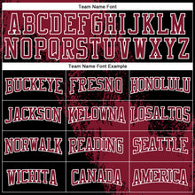 Laden Sie das Bild in den Galerie-Viewer, Custom Stitched Black Crimson-White 3D Pattern Design Abstract Brush Stroke Sports Pullover Sweatshirt Hoodie