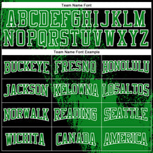 Laden Sie das Bild in den Galerie-Viewer, Custom Stitched Black Grass Green-White 3D Pattern Design Abstract Brush Stroke Sports Pullover Sweatshirt Hoodie