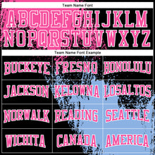 Laden Sie das Bild in den Galerie-Viewer, Custom Stitched Black Pink-Light Blue 3D Pattern Design Abstract Brush Stroke Sports Pullover Sweatshirt Hoodie