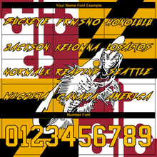 Charger l'image dans la galerie, Custom Gold Black-Red 3D Maryland Flag And Fish Hook Skull Fishing Sports Pullover Sweatshirt Hoodie