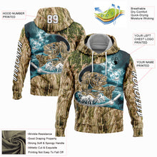 Загрузить изображение в средство просмотра галереи, Custom City Cream White-Black 3D Smallmouth Bass Fish Fishing Sports Pullover Sweatshirt Hoodie