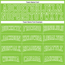 Load image into Gallery viewer, Custom Stitched Neon Green White 3D Pattern Design Color Blocking Stripe Sports Pullover Sweatshirt Hoodie