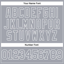 Load image into Gallery viewer, Custom Stitched Gray White 3D Pattern Design Contrast Color Stripe Sports Pullover Sweatshirt Hoodie