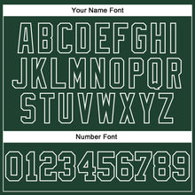 Load image into Gallery viewer, Custom Stitched Green White 3D Pattern Design Contrast Color Stripe Sports Pullover Sweatshirt Hoodie