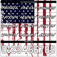 Charger l'image dans la galerie, Custom Navy Red-Black 3D American Flag And Hunting Tools Sports Pullover Sweatshirt Hoodie