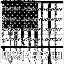 Charger l'image dans la galerie, Custom Black White 3D American Flag And Hunting Tools Sports Pullover Sweatshirt Hoodie