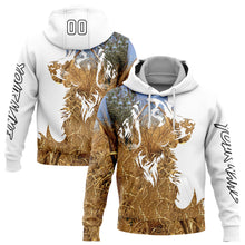 Charger l'image dans la galerie, Custom White Black 3D Dog Hunting Sports Pullover Sweatshirt Hoodie