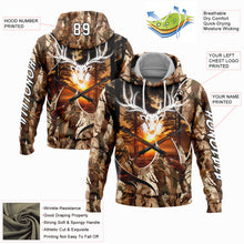 Charger l'image dans la galerie, Custom Camo White-Black 3D Gun Deer Hunting Sports Pullover Sweatshirt Hoodie