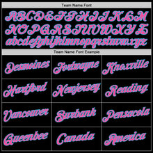 Laden Sie das Bild in den Galerie-Viewer, Custom Stitched Black Pink-Sky Blue 3D Pattern Design Evil Eyes Sports Pullover Sweatshirt Hoodie