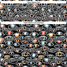 Laden Sie das Bild in den Galerie-Viewer, Custom Stitched Black White 3D Pattern Design Evil Eyes Sports Pullover Sweatshirt Hoodie