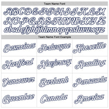 Загрузить изображение в средство просмотра галереи, Custom Stitched White Navy 3D Pattern Design Evil Eyes Sports Pullover Sweatshirt Hoodie