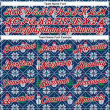Загрузить изображение в средство просмотра галереи, Custom Stitched Royal Red-White 3D Christmas Sports Pullover Sweatshirt Hoodie