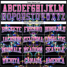 Charger l'image dans la galerie, Custom Stitched Black Pink-Purple Fade 3D Pattern Design Colorful Bubbles Sports Pullover Sweatshirt Hoodie