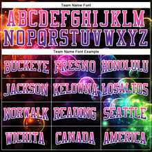 Charger l'image dans la galerie, Custom Stitched Black Pink-Purple Fade 3D Pattern Design Colorful Bubbles Sports Pullover Sweatshirt Hoodie