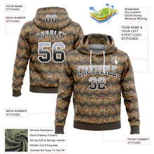 Charger l'image dans la galerie, Custom Stitched Brown Gray-Black Fade 3D Pattern Design Colorful Circle Shapes Sports Pullover Sweatshirt Hoodie