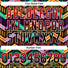 Charger l'image dans la galerie, Custom Stitched Black Red-White Fade 3D Pattern Design Colorful Stripes Shapes Sports Pullover Sweatshirt Hoodie