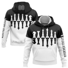 Charger l'image dans la galerie, Custom Black White 3D Chess International Chess Day Sports Pullover Sweatshirt Hoodie