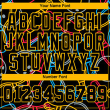 Load image into Gallery viewer, Custom Stitched Black Gold 3D Bowling Sports Pullover Sweatshirt Hoodie