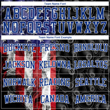 Load image into Gallery viewer, Custom Stitched Black Red-Royal 3D Billiard Snooker 8 Ball American Flag Sports Pullover Sweatshirt Hoodie