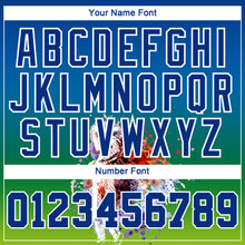 Load image into Gallery viewer, Custom Stitched Royal Neon Green-White 3D Golfing Golf Ball Sports Pullover Sweatshirt Hoodie