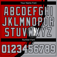 Load image into Gallery viewer, Custom Stitched Red Gray-Black 3D Golf Ball Sports Pullover Sweatshirt Hoodie