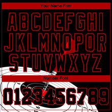 Load image into Gallery viewer, Custom Stitched Black Red 3D Dart Board Target Sports Pullover Sweatshirt Hoodie