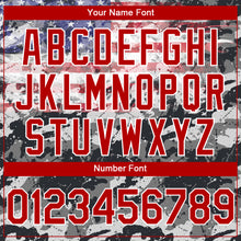 Charger l'image dans la galerie, Custom Camo Red-White 3D USA Flag Sports Pullover Sweatshirt Salute To Service Hoodie