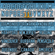 Laden Sie das Bild in den Galerie-Viewer, Custom Camo Light Blue-Black 3D Argentina Argentinian Flag Sports Pullover Sweatshirt Salute To Service Hoodie