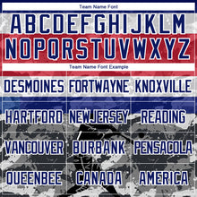 Laden Sie das Bild in den Galerie-Viewer, Custom Camo Royal-White 3D Costa Rica Costa Rican Flag Sports Pullover Sweatshirt Salute To Service Hoodie