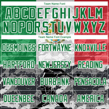 Laden Sie das Bild in den Galerie-Viewer, Custom Camo Kelly Green-White 3D Mexico Mexican Flag Sports Pullover Sweatshirt Salute To Service Hoodie