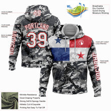 Laden Sie das Bild in den Galerie-Viewer, Custom Camo White-Red 3D Panama Panamanian Flag Sports Pullover Sweatshirt Salute To Service Hoodie