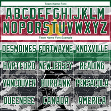 Laden Sie das Bild in den Galerie-Viewer, Custom Camo Kelly Green-White 3D Suriname Surinamese Flag Sports Pullover Sweatshirt Salute To Service Hoodie