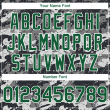 Laden Sie das Bild in den Galerie-Viewer, Custom Camo Kelly Green-White 3D Suriname Surinamese Flag Sports Pullover Sweatshirt Salute To Service Hoodie