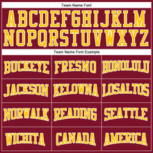 Laden Sie das Bild in den Galerie-Viewer, Custom Stitched Camo Yellow Crimson-Black 3D Sports Pullover Sweatshirt Salute To Service Hoodie