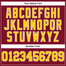 Laden Sie das Bild in den Galerie-Viewer, Custom Stitched Camo Yellow Crimson-Black 3D Sports Pullover Sweatshirt Salute To Service Hoodie