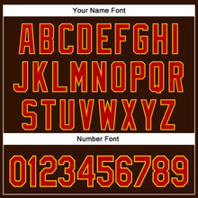 Загрузить изображение в средство просмотра галереи, Custom Stitched Brown Red-Gold Funny Christmas 3D Sports Pullover Sweatshirt Hoodie