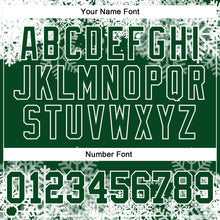 Загрузить изображение в средство просмотра галереи, Custom Stitched Green White Christmas Snowflakes 3D Sports Pullover Sweatshirt Hoodie