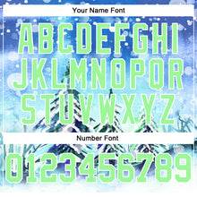Laden Sie das Bild in den Galerie-Viewer, Custom Stitched White Pea Green Christmas Snowflakes 3D Sports Pullover Sweatshirt Hoodie