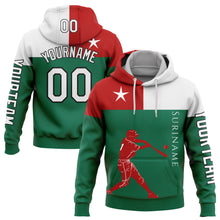 Загрузить изображение в средство просмотра галереи, Custom Kelly Green Red-Black 3D Suriname Surinamese Flag Sports Pullover Sweatshirt Hoodie